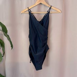 NWT Gap navy blue one piece swimsuit